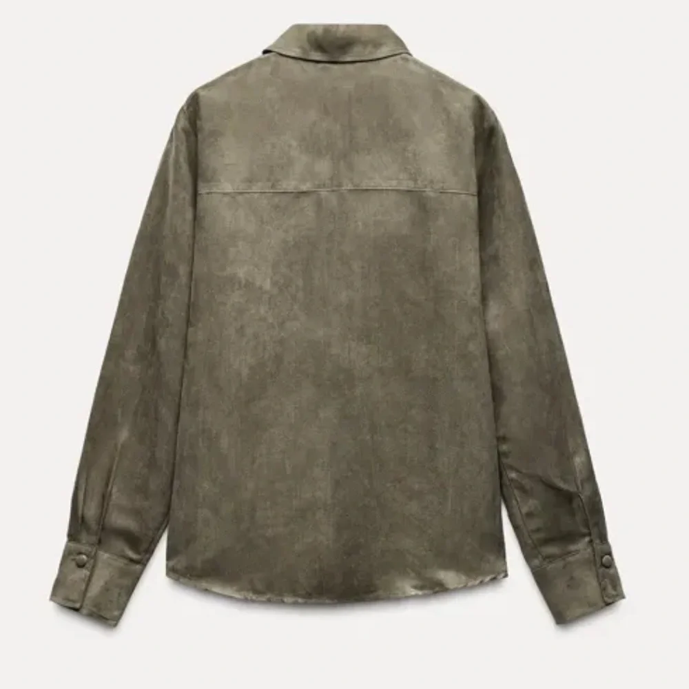 ZARA faux suede shirt 3046/335/505 0804/230 - Picture 2 of 7